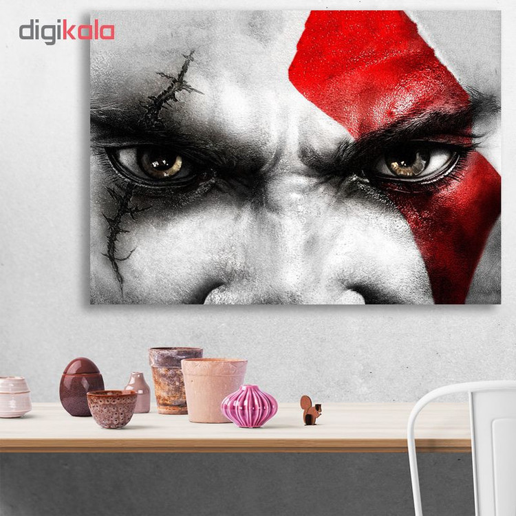 تابلو شاسی گالری استاربوی طرح بازی God Of War مدل Amazing Game 5