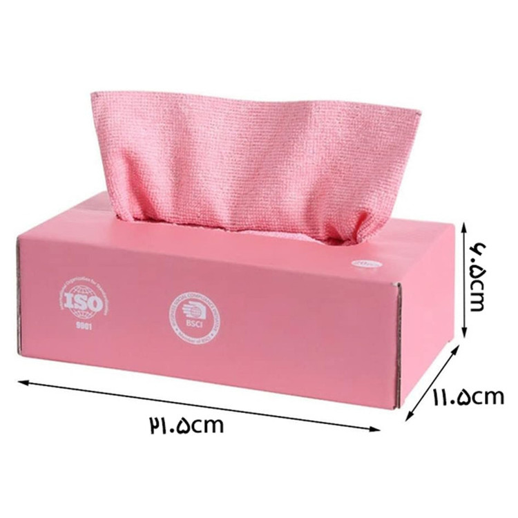 دستمال آشپزخانه مدل جعبه ای مجموعه 20 عددی