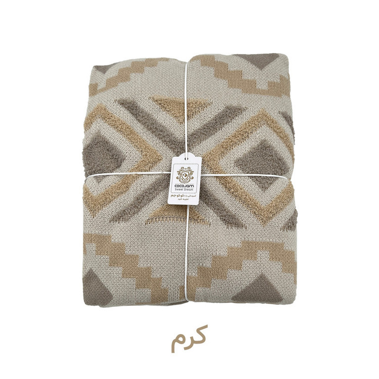 شال مبل و تخت کوکو جم مدل پانچ سایز 170x140 سانتیمتر
