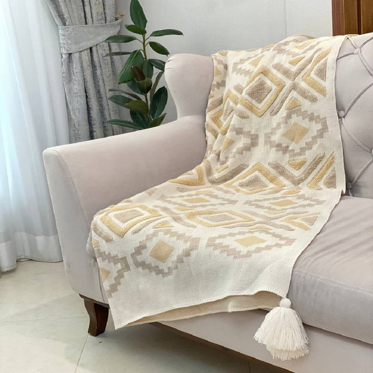 شال مبل و تخت کوکو جم مدل پانچ سایز 170x140 سانتیمتر