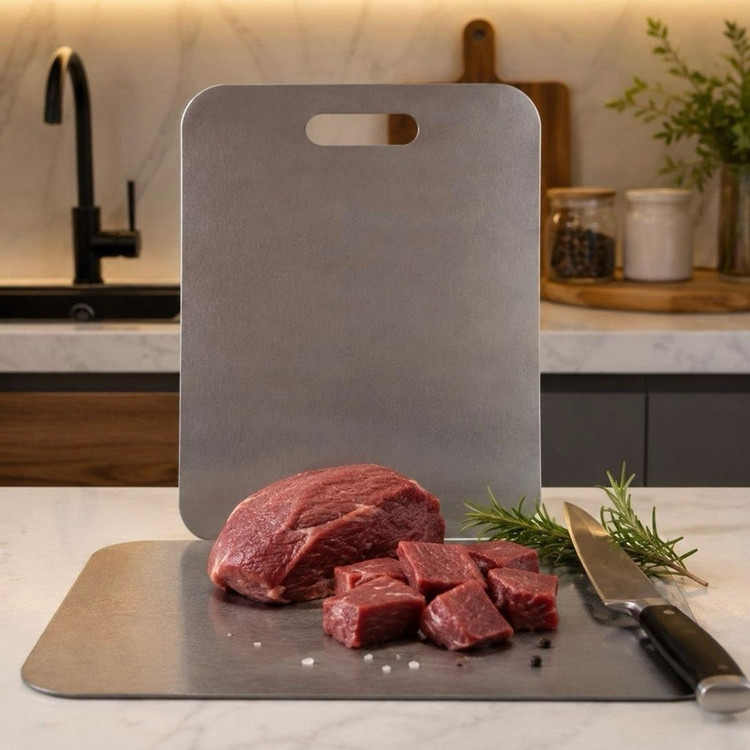 تخته گوشت مدل استیل کد MN-111