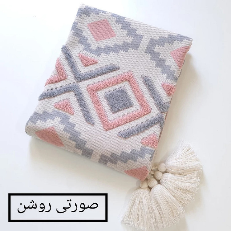 شال مبل و تخت کوکو جم مدل پانچ سایز 170x140 سانتیمتر