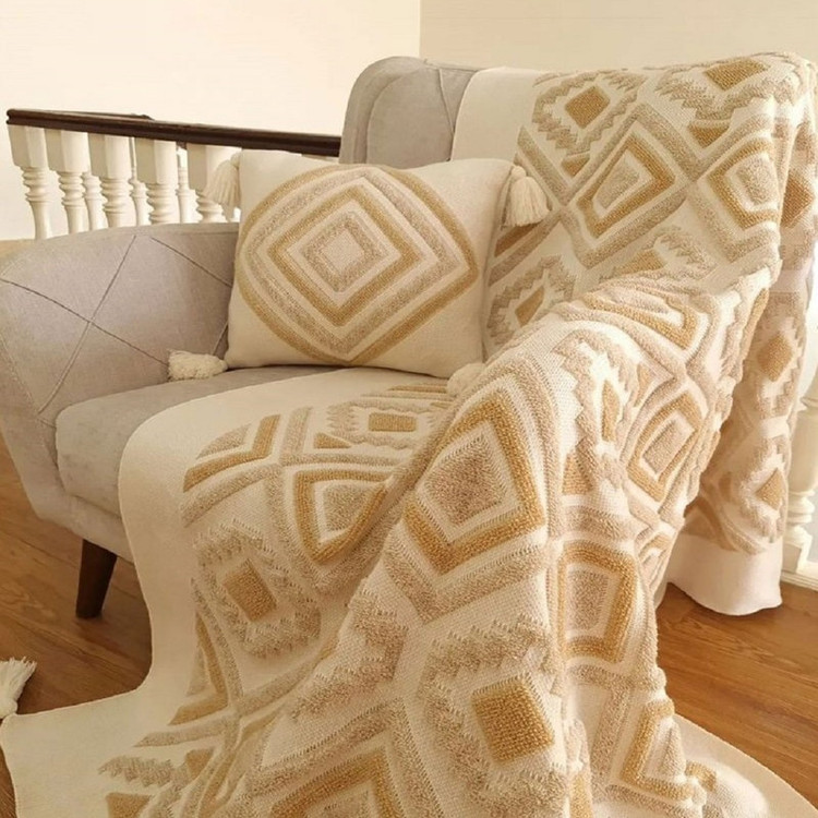شال مبل و تخت کوکو جم مدل پانچ سایز 170x140 سانتیمتر