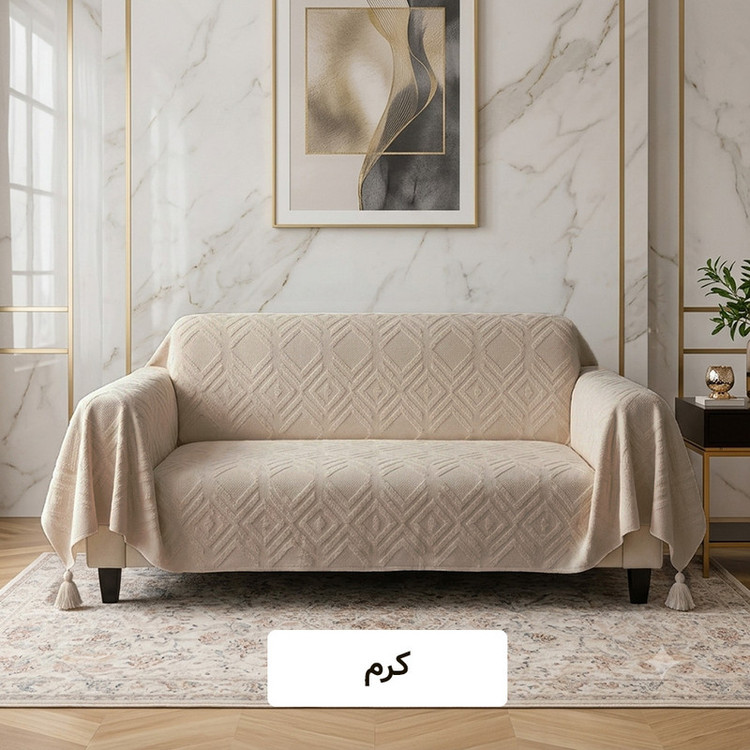 شال مبل و تخت کوکو جم مدل الیزابت سایز 300x150 سانتی متر