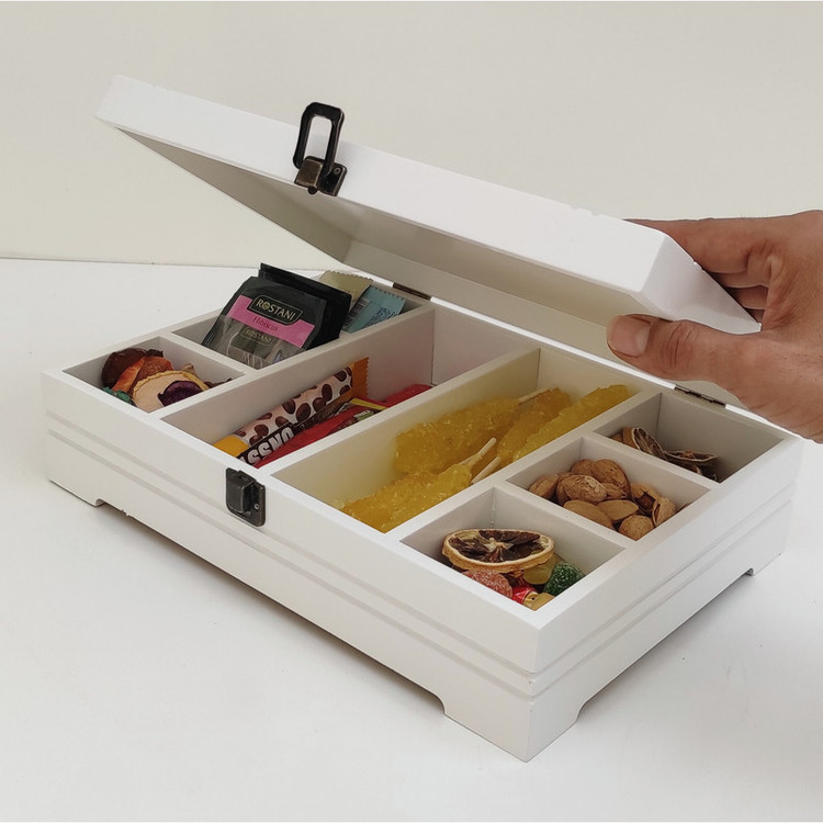 جعبه چای کیسه ای مدل یاس کد 28001