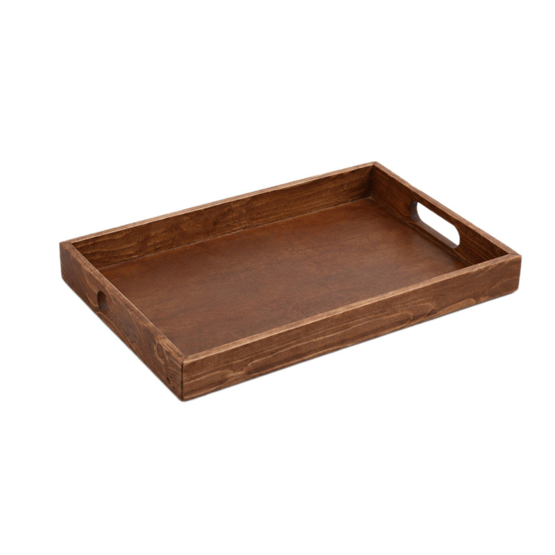 سینی دسته دار مدل چوبی سایز 25*35 سانتی متر