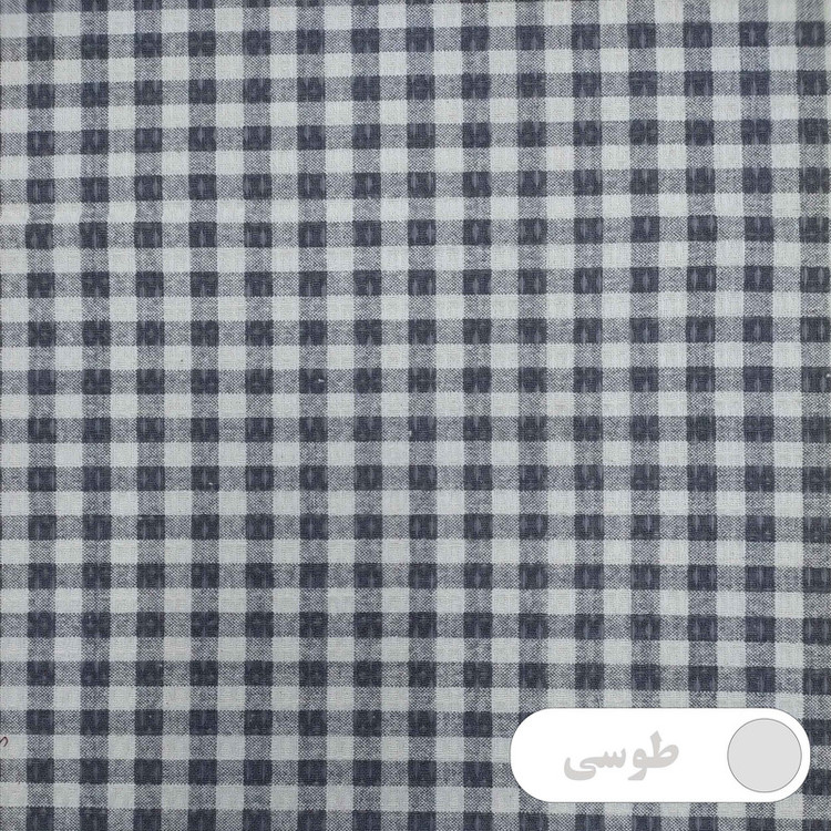 رومیزی پانیذ پود مدل چهارخانه گرد سایز 140x140 سانتیمتر