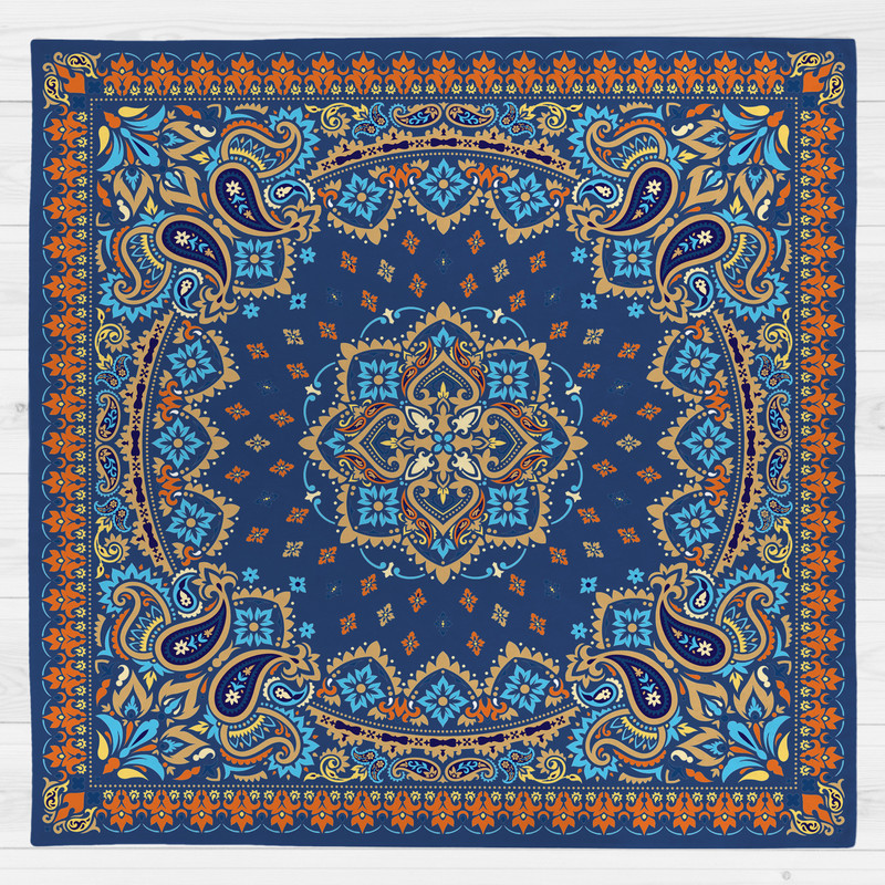 رومیزی طرح ترمه سنتی کد 9962