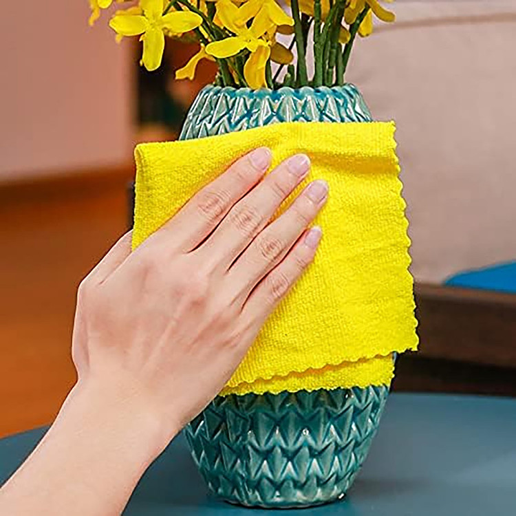 دستمال نظافت ویزی مدل میکروفایبر Pretty مجموعه 6 عددی