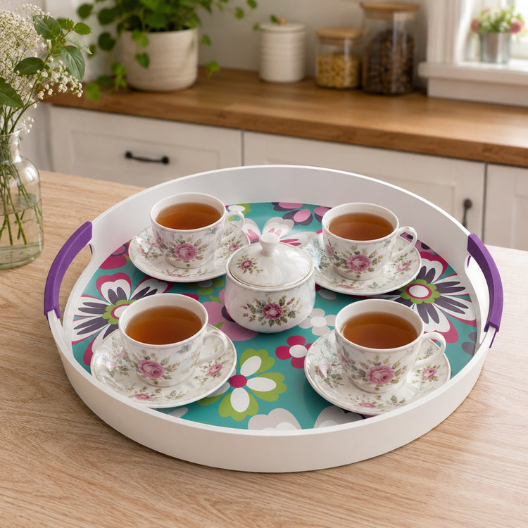 سینی دسته دار مدل بامبو کد AKB2 سایز 38×38 سانتیمتر