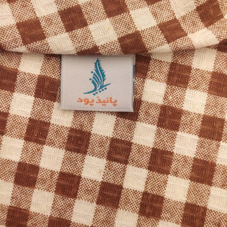 رومیزی پانیذ پود مدل چهارخانه مربع سایز 70x70 سانتیمتر