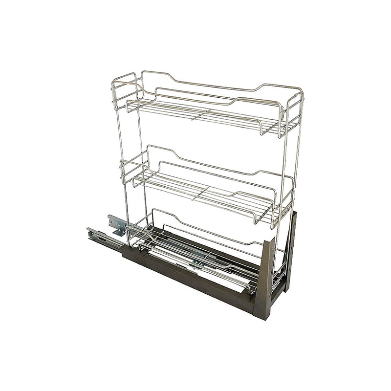 سبد سوپری کابینت  مدل ریل کف 3طبقه unit15