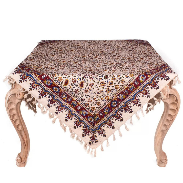 رومیزی قلمکار دن هوم طرح بته سنتی کد T.120