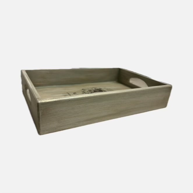 سینی دسته دار مدل پذیرایی طرح مدرن سایز 20*30 سانتی متر