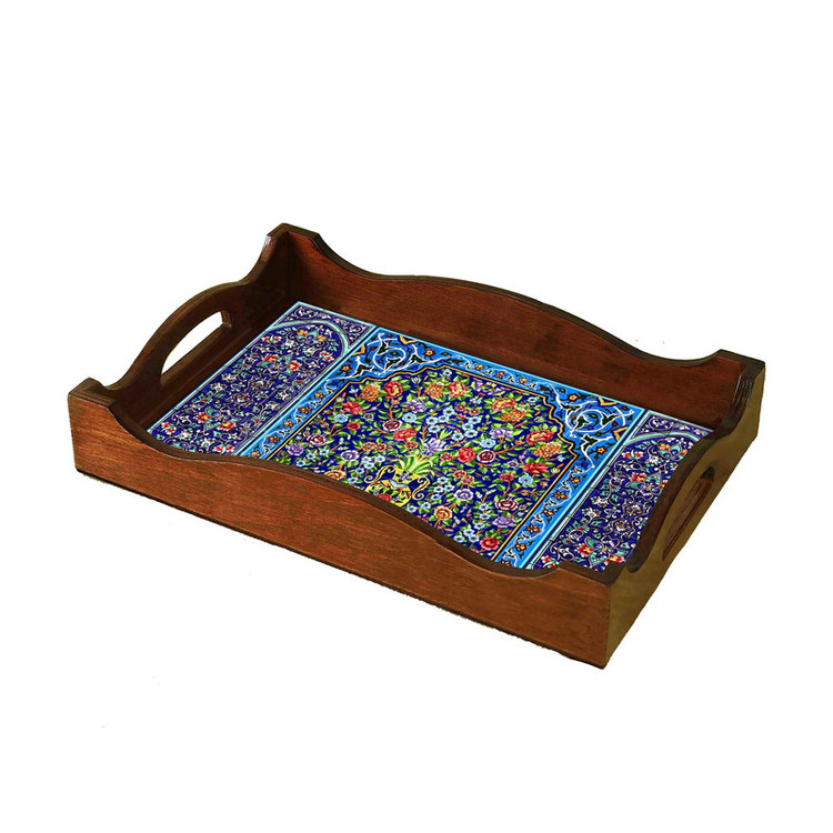 سینی دستهدار مدل R.K7.32 سایز 32×22 سانتیمتر