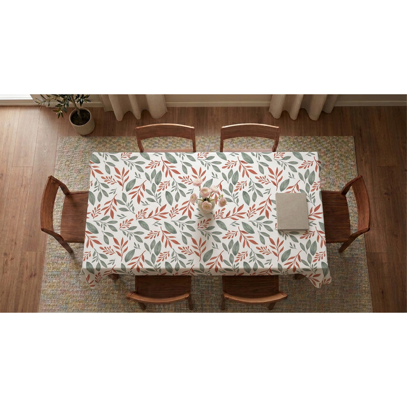 رومیزی طرح ترک مدل گلدار کد T.620 سایز 145x110 سانتی‌متر