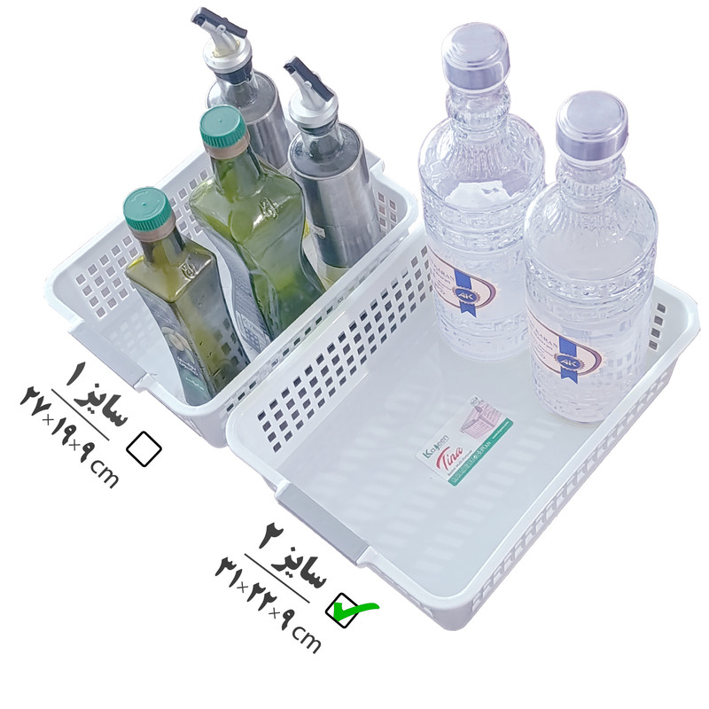 سبد نظم دهنده کاجین مدل تینا کد S-02 بسته 2 عددی