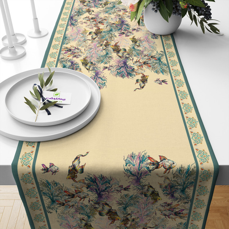 رانر ریحانلوکس مدل ماهی کد RIHAN-RH111 سایز 143x43 سانتیمتر