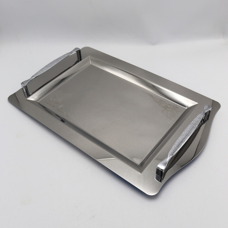 سینی طاووس مدل دسته دار کد YP-7