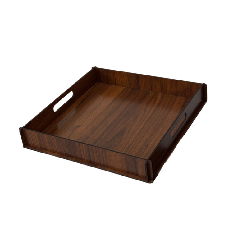 سینی دسته دار طرح ساده کد CF07 سایز 35×35 سانتی متر