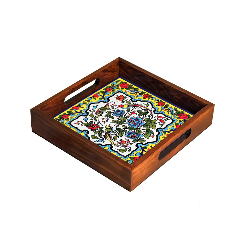 سینی دسته‌دار مدل A4.2.20 سایز 22×22 سانتی‌متر