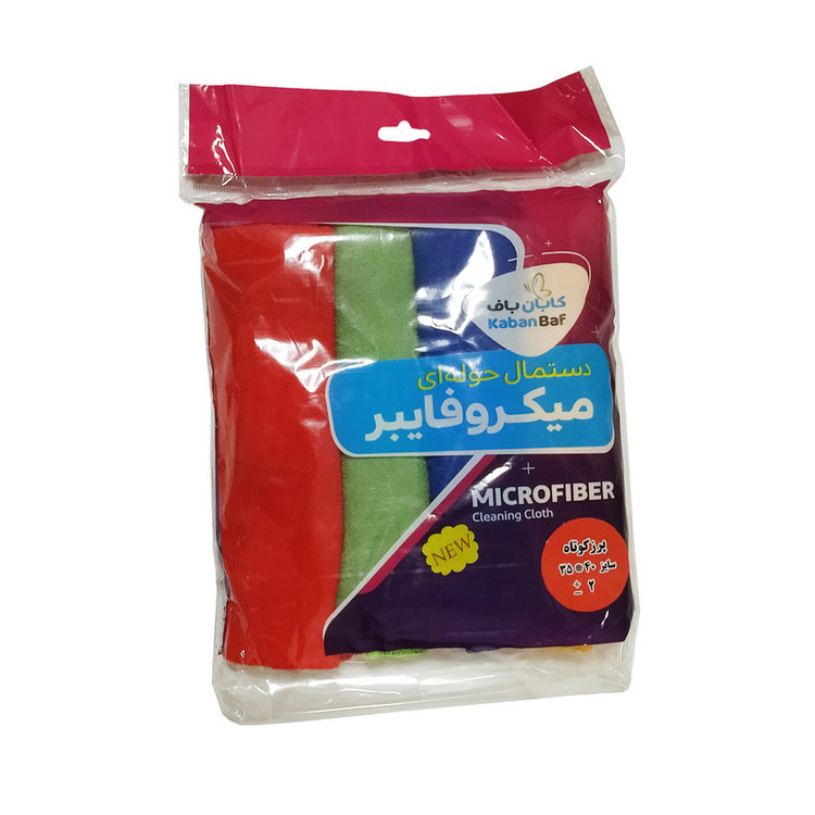 دستمال میکرو فایبر مدل D4 بسته 4 عددی