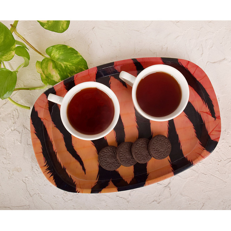 سینی بدون دسته مهروز مدل 6652 ببر سایز 21×32 سانتی متر