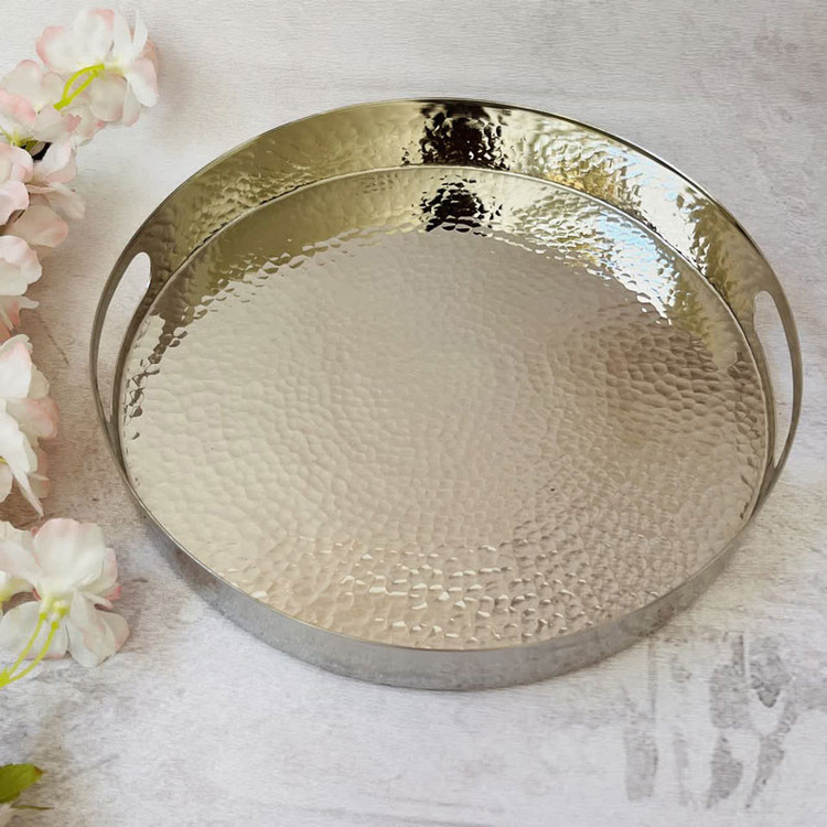 سینی مسی مدل لب پهن کد ZH413