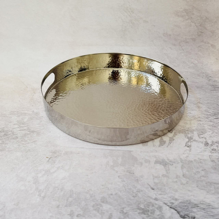 سینی مسی مدل لب پهن کد ZH413
