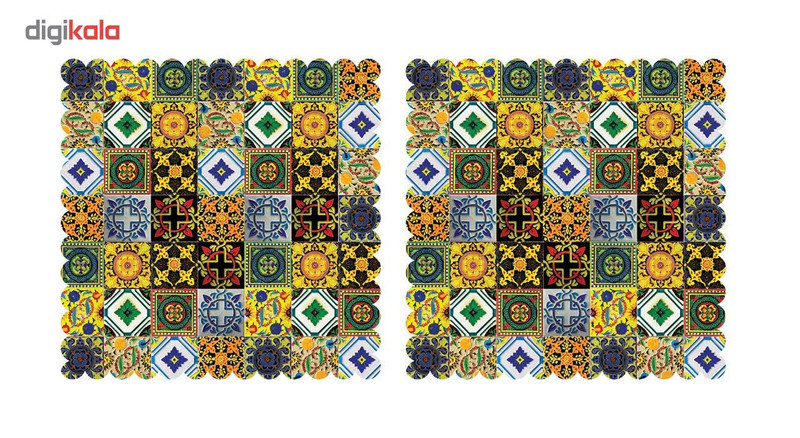 رومیزی رنس مدل T3-42006 سایز 40x40 سانتی متر مجموعه 2 عددی