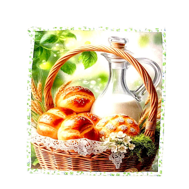 دستمال نظافت خانه و آشپزخانه حولهای مدل Kitchen1991 ابعاد 38*34 سانتی متر