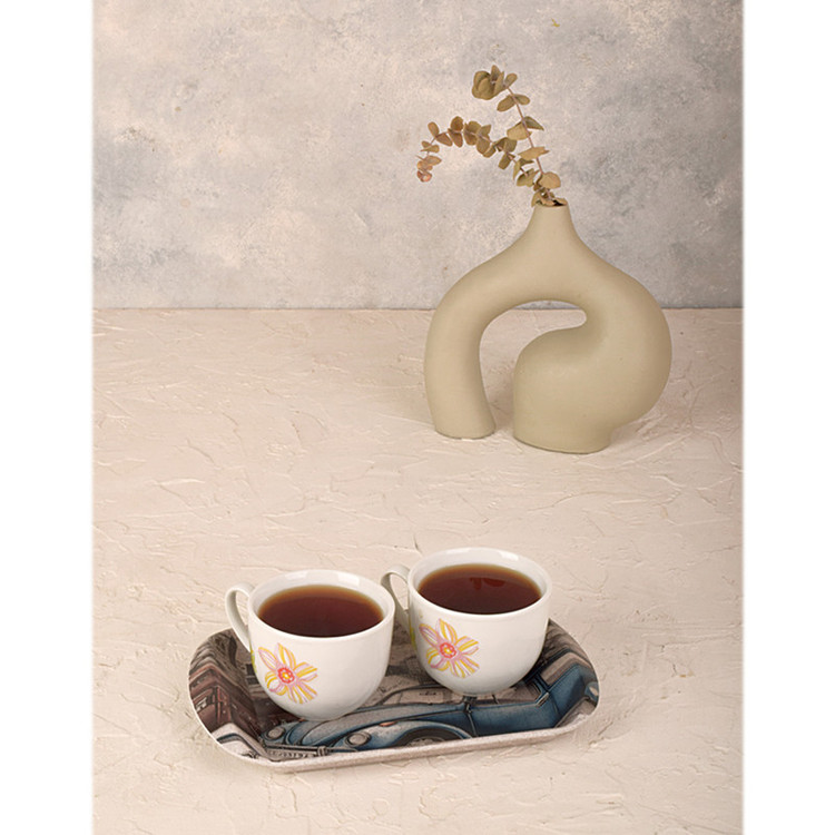 سینی دسته دار مهروز مدل 1001 ماشین سایز 15×25 سانتیمتر