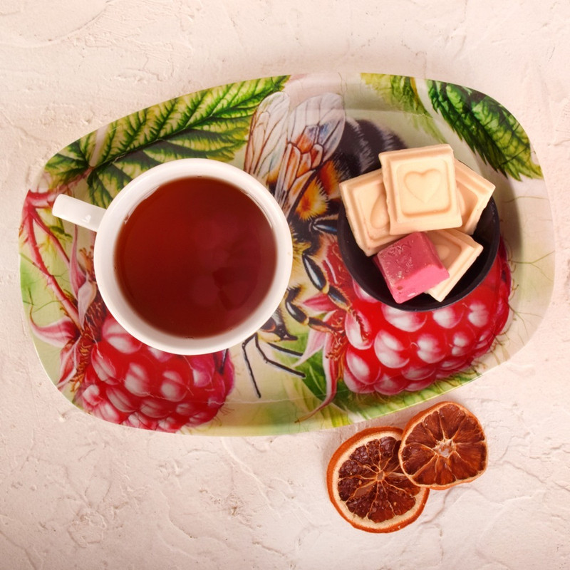 سینی بدون دسته مهروز مدل 6651 زنبور سایز 17×26 سانتی متر