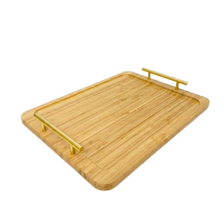 سینی دسته دار مدل بامبو کد SI-38 سایز 29x38 سانتیمتر