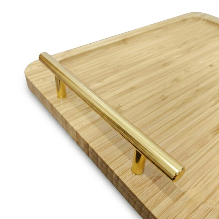 سینی دسته دار مدل بامبو کد SI-38 سایز 29x38 سانتیمتر