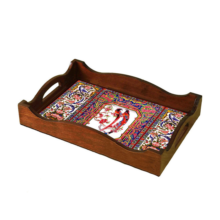 سینی دستهدار مدل R.K4.32 سایز 32 × 22 سانتیمتر