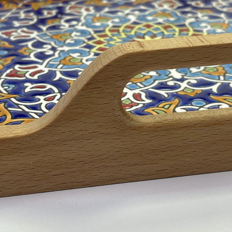 سینی کاشی کاری مدل هندسی