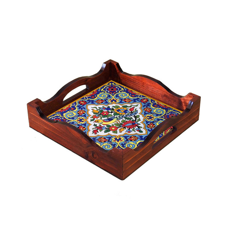 سینی دستهدار مدل A1.1.20 سایز 22 × 22 سانتیمتر