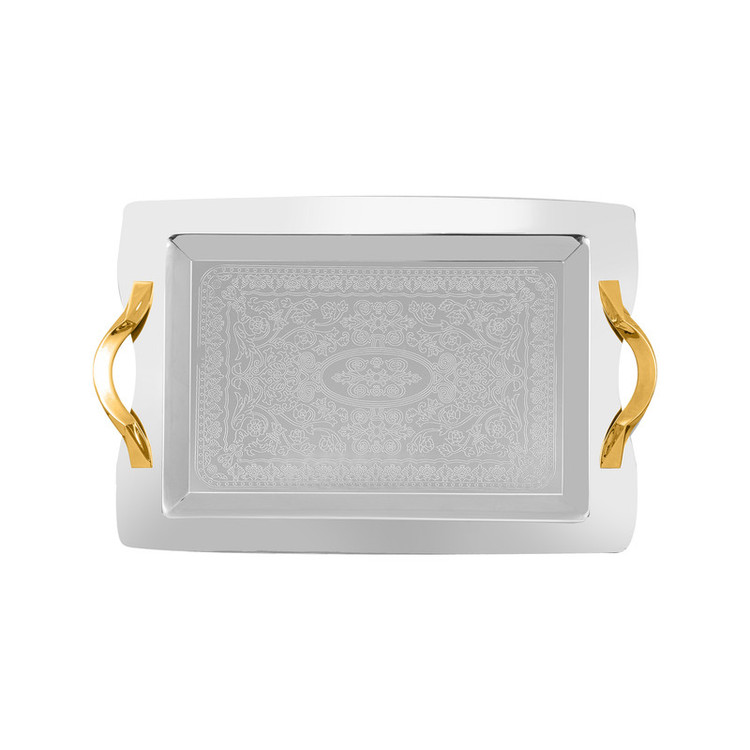 سینی دیاکو فریم النا دسته دیاموند طرح گلدار 4102SG-P