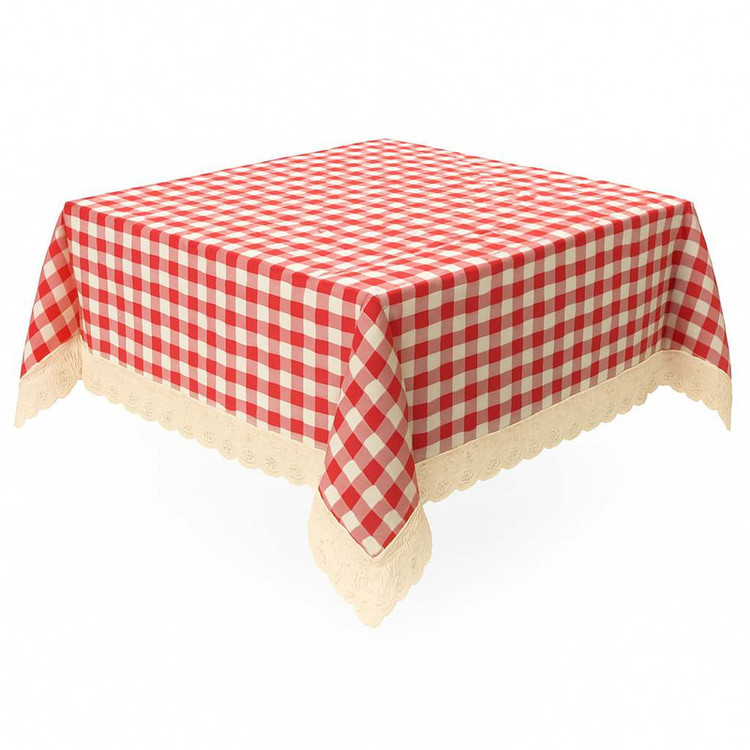 رومیزی مدل چهارخانه سایز 200x150 سانتیمتر