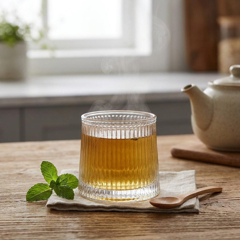 لیوان طرح چرخشی مدل شیار دار