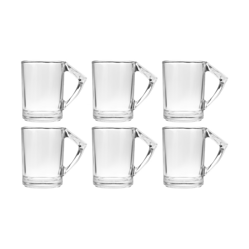 لیوان شیشه اصفهان مدل نیلوفر کد 440 بسته 6 عددی
