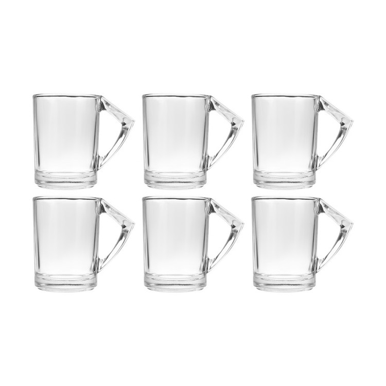 لیوان شیشه اصفهان مدل نیلوفر کد 440 بسته 6 عددی