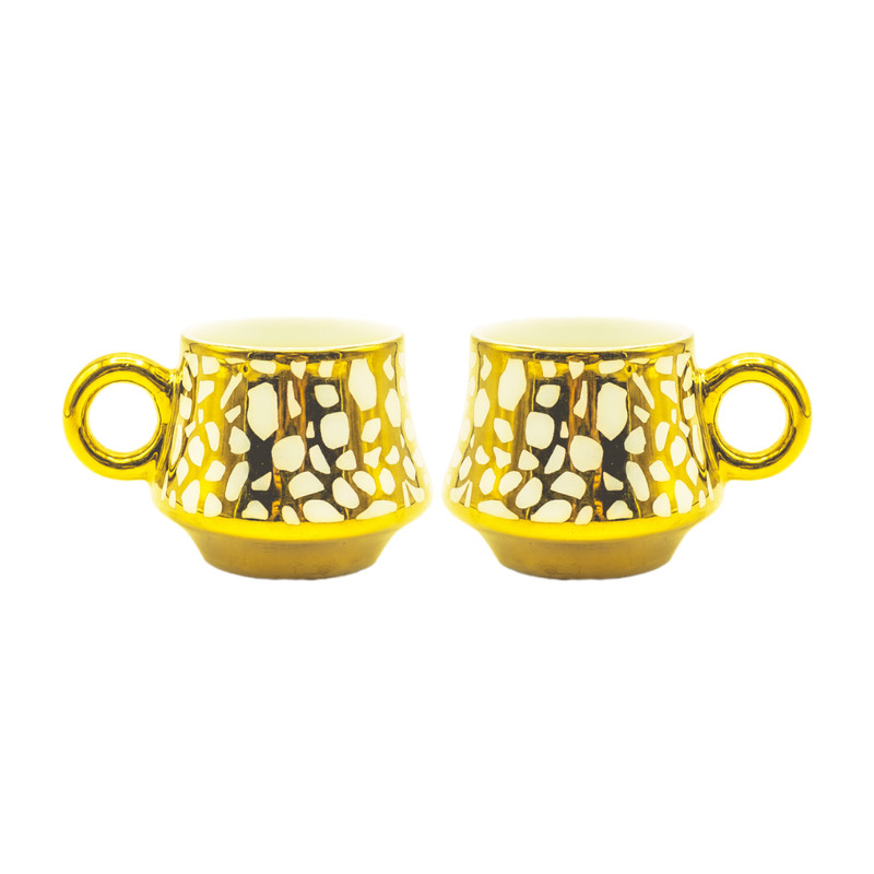 فنجان مدل قهوه خوری کد 5464 بسته ۲ عددی