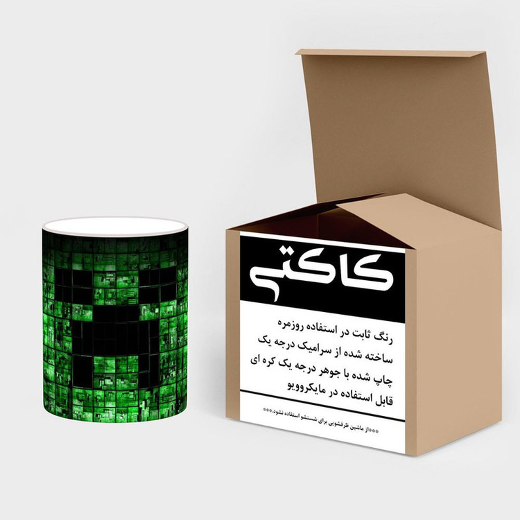 ماگ حرارتی کاکتی مدل بازی ماینکرفت Minecraft کد mgh29585