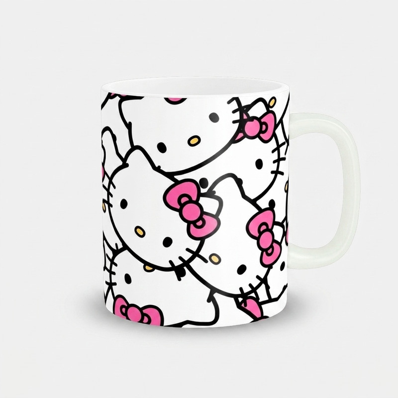 ماگ مدل فانتزی طرح هلو کیتی Hello kitty کد 294