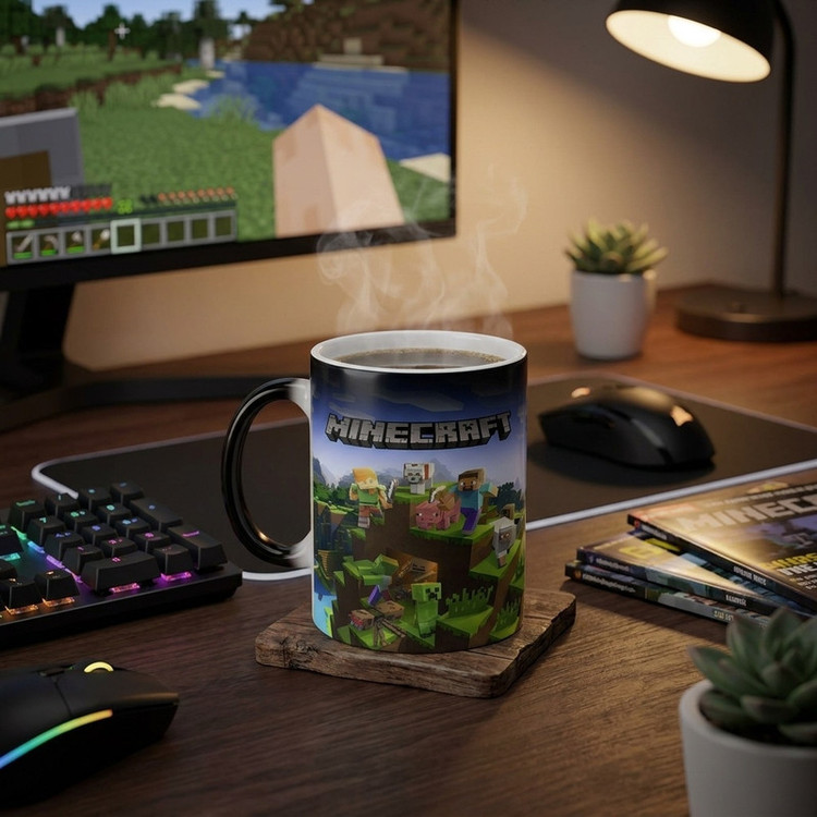 ماگ حرارتی کاکتی طرح ماینکرافت minecraft مدل mgh41259