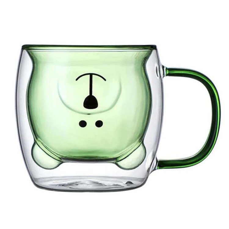 لیوان مدل دو جداره طرح خرس کد 1369n 100