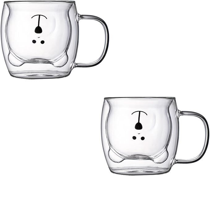 لیوان مدل دو جداره طرح خرس کد 1369n 100