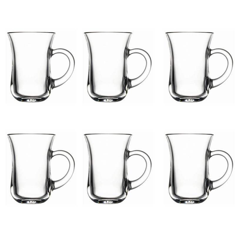 استکان پاشاباغچه سری Keyif کد55411 بسته 6 عددی